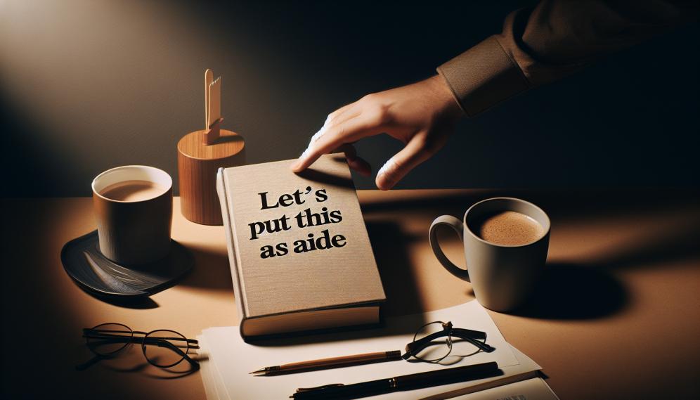 בואו נשים את זה בצד -1