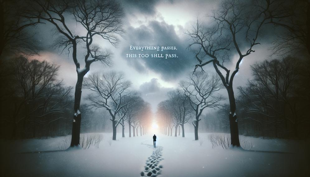 הכל עובר גם זה יעבור -1