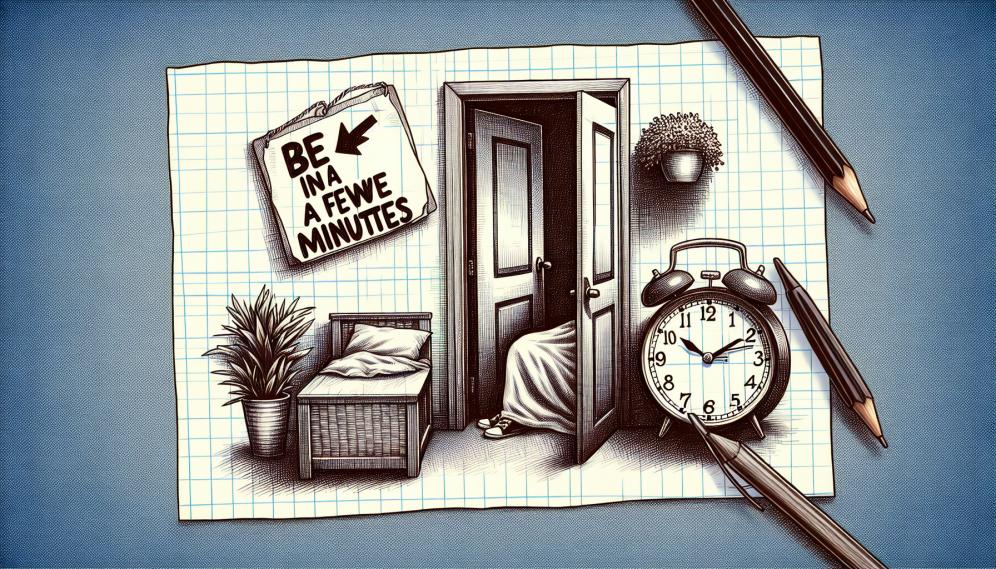 אחזור בעוד כמה דקות -1