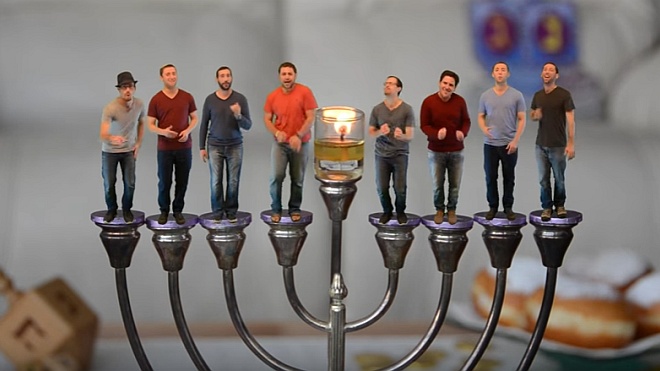 Великолепное поздравление с Ханукой