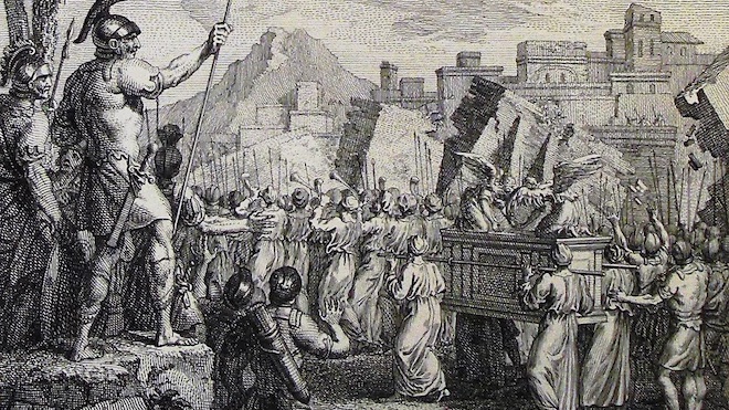 Битва при Иерихоне — легенда о взятие Иерихона