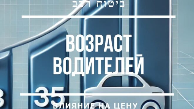 Как влияет возраст водителей на стоимость страховки в Израиле?